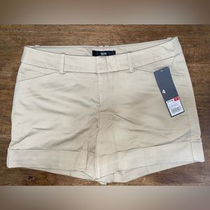 NWT Mossimo khaki shorts, women size 4